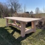 Douglashout tuintafel Knud