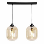 Hanglamp Amber 30 cm 2-lichts glas