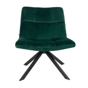 Fauteuil Eevi donkergroen velvet