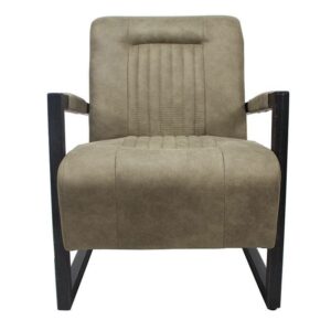 Fauteuil Austin olijfgroen microvezel