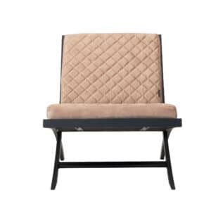 Fauteuil Madrid taupe velvet