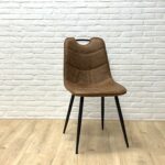 Eetkamerstoel Raina microvezel cognac