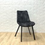 Eetkamerstoel Benja velvet antraciet