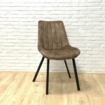 Eetkamerstoel Benja velvet cognac