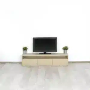 Eikenhouten tv-meubel Riv met laden