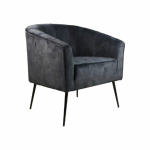 Fauteuil Chester antraciet polyester