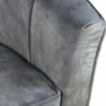 Fauteuil Chester antraciet polyester