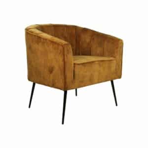 Fauteuil Chester goud polyester