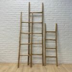 Houten decoratieladder licht hout