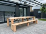 Douglas tafel Asante met blokpoten