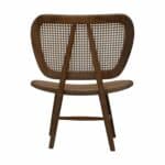Eetkamerstoel Lugano naturel teak/rotan