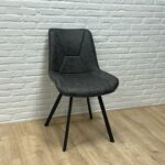 Eetkamerstoel Celia microvezel antraciet