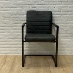 Eetkamerstoel Rais microvezel antraciet