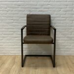 Eetkamerstoel Rais microvezel bruin