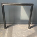 Stalen N poot tafel | OUTLET