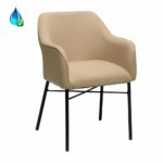 Stoel Vanja polyester taupe