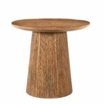 Ronde mangohouten salontafel Salvator 50 cm