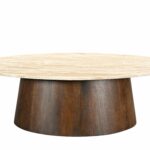 Marmeren salontafe Valentino 120 cm ovaal