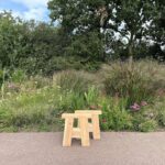 Douglashouten A poten bankje