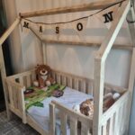 Steigerhouten kinder hemelbed Mason