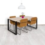 Steigerhouten tafel Clover OUTLET