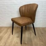 Stoel Narvik cognac microvezel