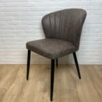 Stoel Narvik grijs microvezel