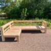 Douglashouten balken loungebank Daphne