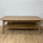 Mangohouten salontafel Maria deens ovaal