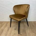 Eetkamerstoel Oslo goud velvet