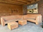 Douglashouten tuinbank Rianne met schuine armleuningen