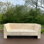 Robuuste steigerhouten tuinbank Big Sky