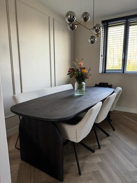 Loods XL Eikenhouten tafel Dean