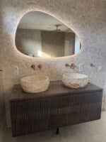 Eikenhouten badkamermeubel Rick