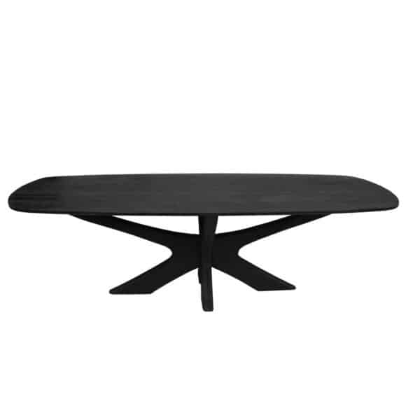 Mangohouten tafel Brix zwart