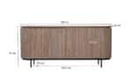 Teakhouten dressoir Lausanne