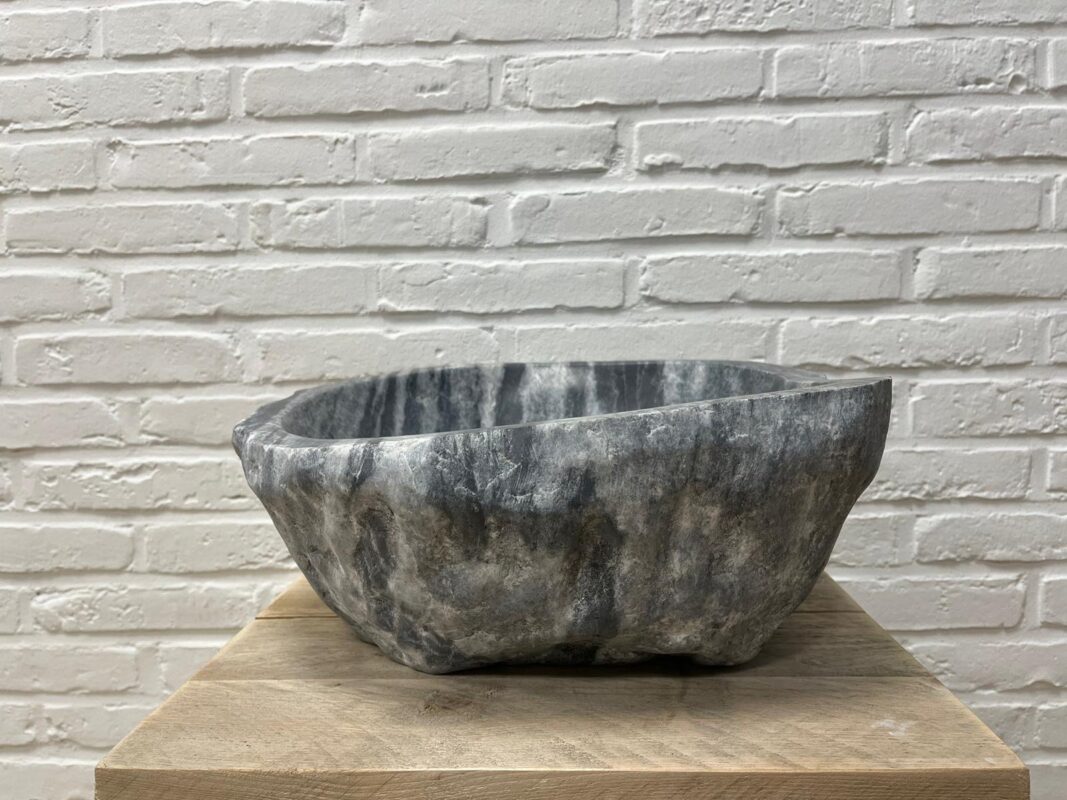 Natuurstenen waskom W041 36 x 34 x 16 cm (20) Bestel nu