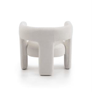 Fauteuil Bibi chenille off white