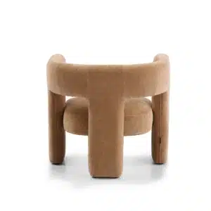 Fauteuil Bibi chenille terracotta