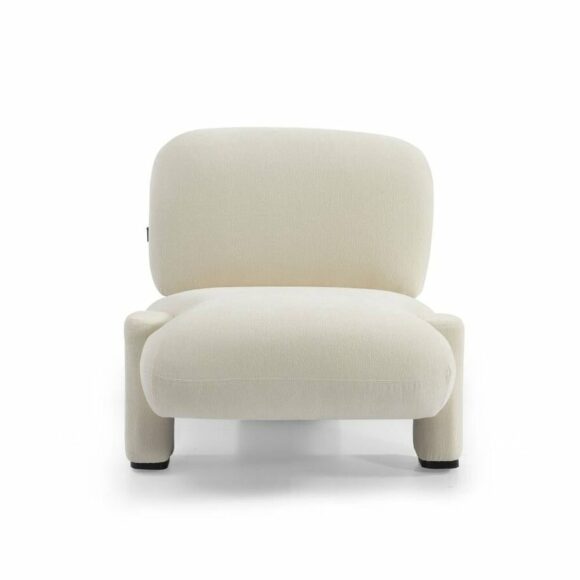 Fauteuil Louise chenille off white