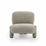 Fauteuil Louise chenille taupe