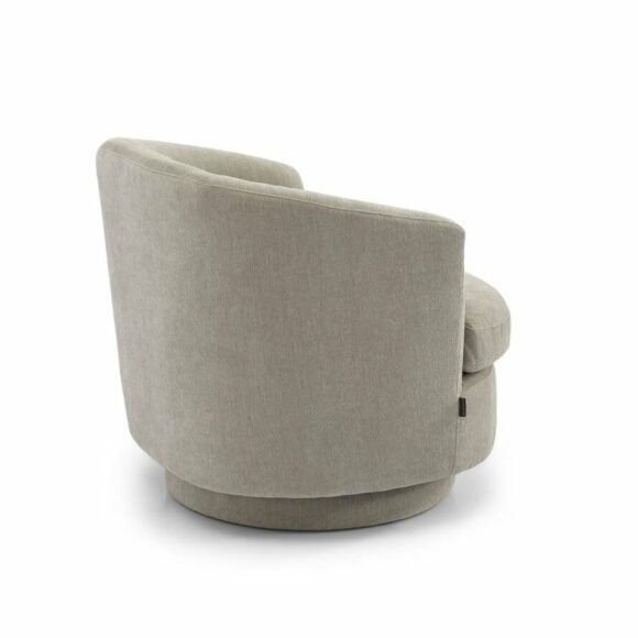 Fauteuil Valerie draaibaar chenille taupe