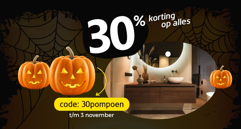 30% korting halloween actie