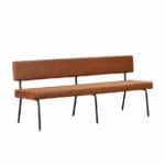 Eetkamerbank Espen cognac eco-leer 190 cm