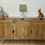 Retro mangohouten dressoir Reno