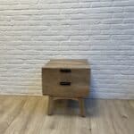 Mangohouten nachtkastje Sebas