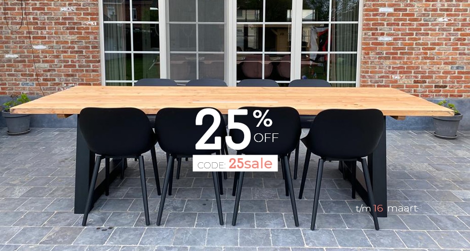 25% korting op ALLES