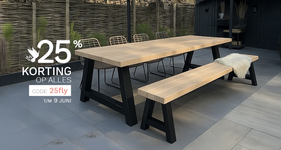 25% korting op ALLES