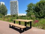 Iroko houten tuintafel Samuel