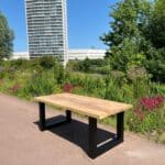 Iroko houten tuintafel Samuel